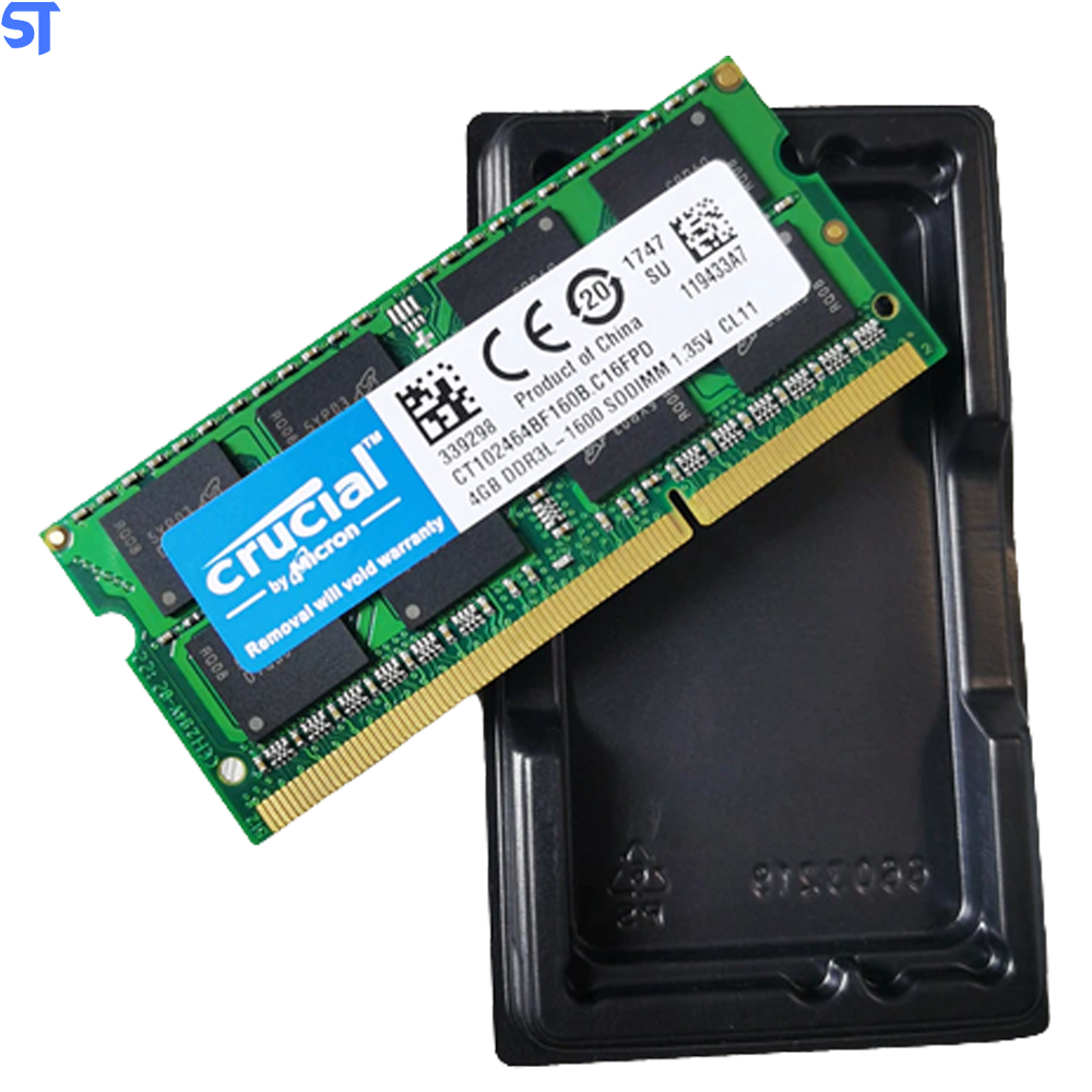Memória Ram Notebook 4GB DDR3L 1333Mhz - Crucial